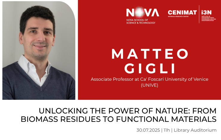 Professor Matteo Gigli | July, 30th, 11h | Unlocking the power of nature: from b