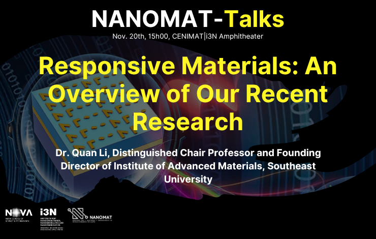 NANOMAT-Talk #13 | Responsive Materials: An Overview of Our Recent Research