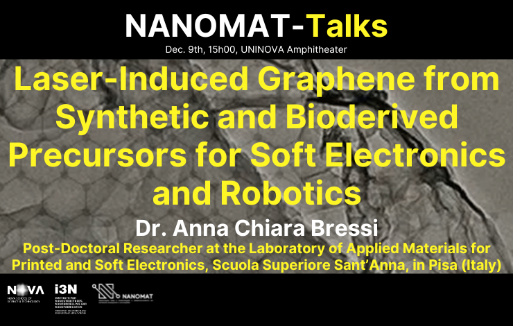 NANOMAT-Talk #14 | Laser-Induced Graphene from Synthetic and Bioderived Precurso